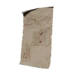 Hidden Treasure Map Piece 1