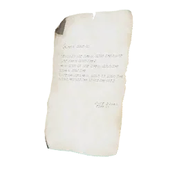 B's Secret Letter