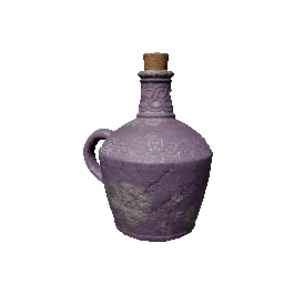 Purple-Handled Water Bottle