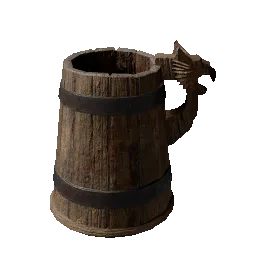 Sturdy Wooden Beer Mug