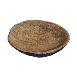 Deep Wooden Plate