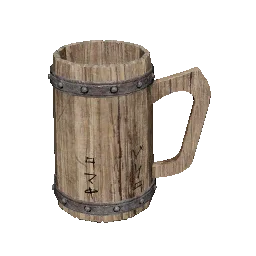 Plain Wooden Beer Mug