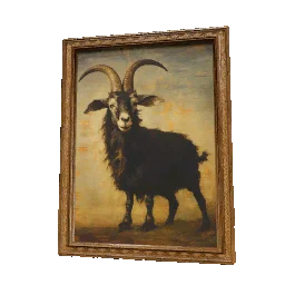 Study - A Sheep with Horns