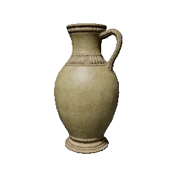 Yellow-Glazed Water Bottle