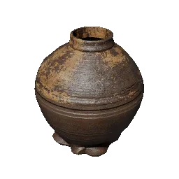 Brown Round Jar