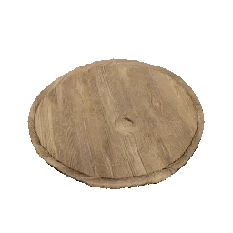 Thinly Carved Wooden Plate