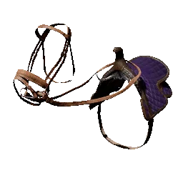 Purple Scout Saddle