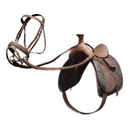 Shabby Horse Saddle
