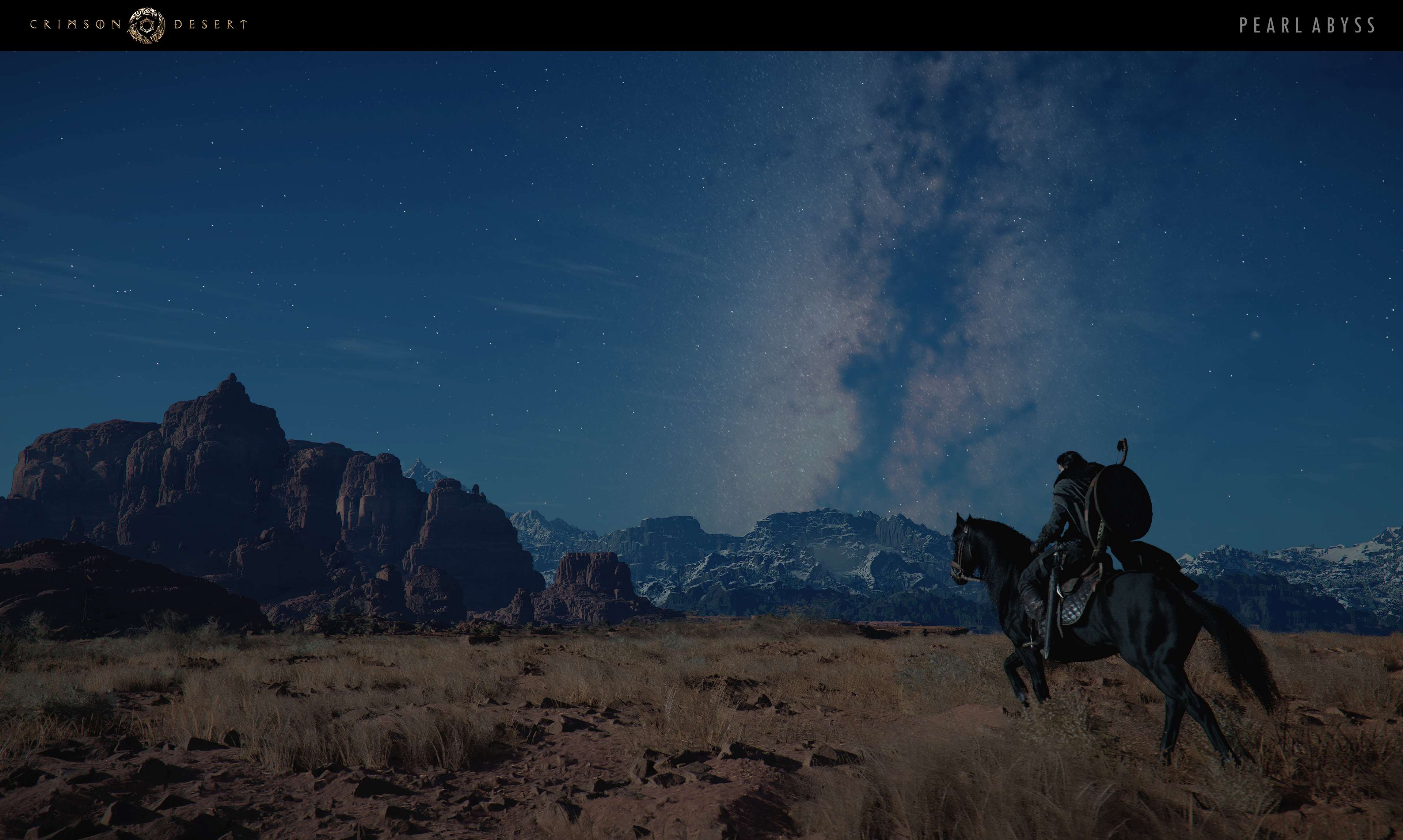 Crimson Desert official screenshot - dramatic landscape