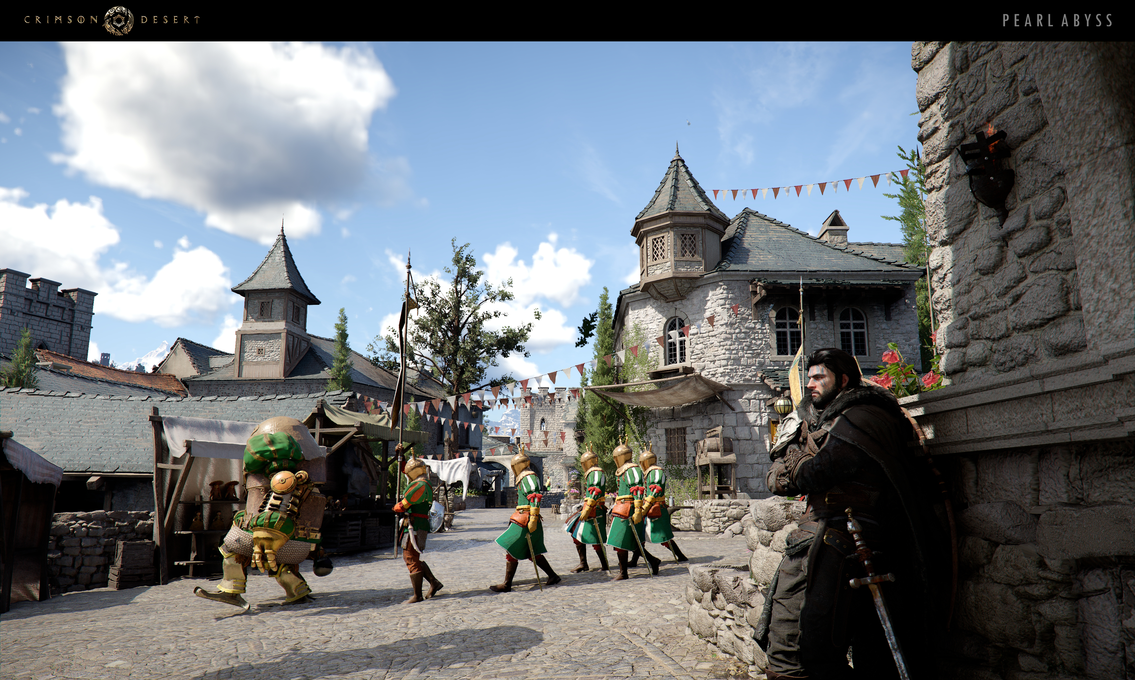 Crimson Desert official screenshot - medieval town
