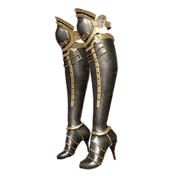 Crimson Banquet Plate Boots