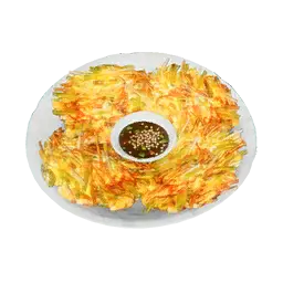 Satisfying Battered Vegetables