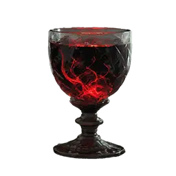 Dark Red Goblet