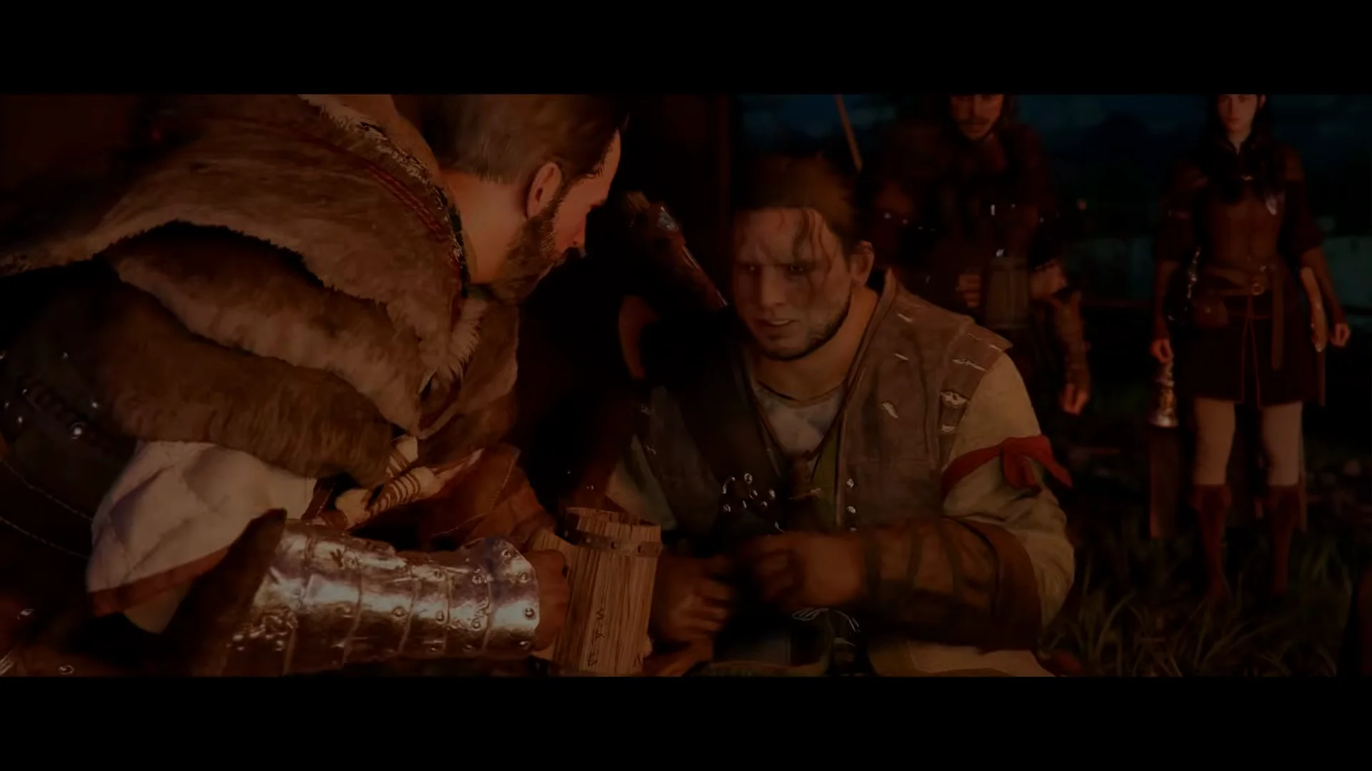 Greymane comrades arriving at camp